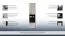 Jugendzimmer - Schrank Aalst 04, Farbe: Eiche / Creme / Schwarz - Abmessungen: 190 x 45 x 40 cm (H x B x T)