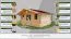 Holz-Gartenhaus 3,98 x 4,98 Meter (inkl. Dach) | Naturbelassen | Satteldach | 44 mm Blockbohlen-Haus Abbildung