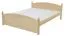 Bett Kiefer 160 x 200 cm Natur Abbildung