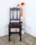 Stuhl Kiefer massiv Vollholz Walnussfarben Rustikal Junco 248 - Abmessungen: 91 x 35 x 44 cm (H x B x T)