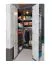 Jugendzimmer Drehtürenschrank / Eckschrank Ohey 01, Farbe: Dunkelgrau / Hellgrau - Abmessungen: 195 x 135 x 135 cm (H x B x T)