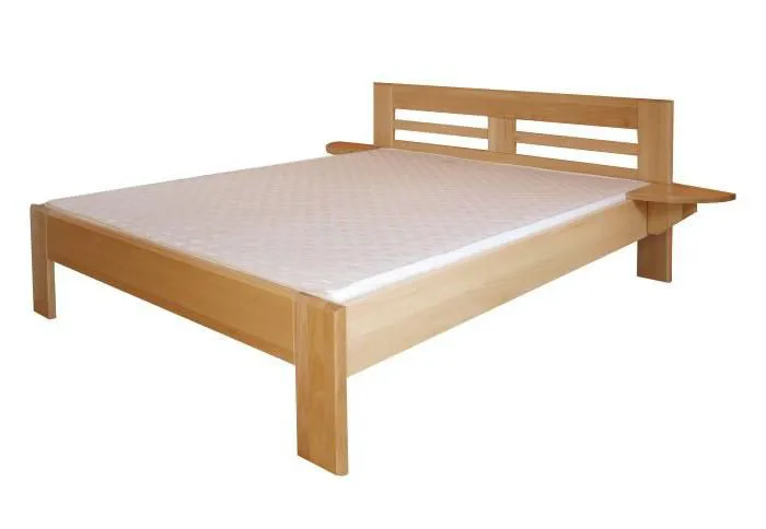 Bett 160 x 200 cm Buche Natur mit Lattenrost Abbildung