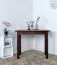 Tisch Kiefer massiv Vollholz Walnussfarben Junco 226B (eckig) - 50 x 90 cm (B x T)