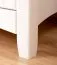 Vitrine Kiefer Vollholz massiv weiß Lagopus 111 - Abmessungen: 200 x 80 x 42 cm (H x B x T)