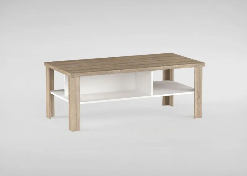 Wohnzimmertisch Farbe: Sonoma Eiche 50x120x60 cm Abbildung