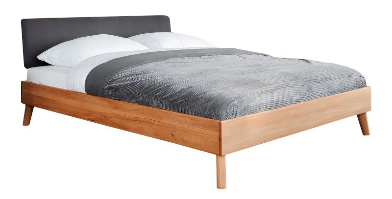 Einzelbett / Gästebett Timaru 03 Kernbuche massiv geölt - Liegefläche: 140 x 200 cm (B x L)