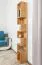 Regal Wooden Nature 130 Eiche massiv - 180 x 30 x 18 cm (H x B x T)