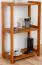 Regal Kiefer massiv Vollholz Eichefarben Junco 57D - 86 x 50 x 30 cm (H x B x T)