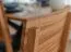 Stuhl mit brauner Sitzfläche Vologne 03, aus Massivholz Eiche, geölte Oberfläche, minimalistisch, Maße: 95 x 41,5 x 41,5 cm, bequemer Sitzplatz