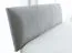 Einzelbett / Gästebett | Massivholz | Eichenholz geölt | weichen gepolsterten Kopfteil | 140 x 200 cm | Minimalistisch | Modern