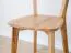 Stuhl Mineure 01, aus natürlichen Eichenholz, Massivholz, geölte Oberfläche, ergonomisches Design, Maße: 85,5 x 46,5 x 80 cm, stabil und langlebig