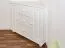 Kommode Kiefer massiv Vollholz weiß Junco 177 – Abmessungen: 78 x 90 x 60 cm (H x B x T)