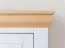 Kommode Bresle 10, Kiefer massiv, Farbe: Weiß / Natur - Abmessungen: 92 x 132 x 41 cm (H x B x T)