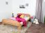 Doppelbett / Gästebett Wooden Nature 140 Buche massiv Natur, inkl. Lattenrost - 160 x 200 cm (B x L)