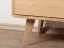 Regal Eiche massiv natur Aurornis 25 - Abmessungen: 125 x 96 x 40 cm (H x B x T)