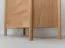 Schuhschrank | Eichenholz geölt | 83 x 33 x 80 cm | Massivholz | 1 Schublade | Soft Close System | Farbe: Eiche | Seille 17