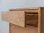 Schuhschrank | Eichenholz geölt | 83 x 33 x 80 cm | Massivholz | 1 Schublade | Soft Close System | Farbe: Eiche | Seille 17
