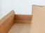 Schuhschrank | Eichenholz geölt | 83 x 33 x 80 cm | Massivholz | 1 Schublade | Soft Close System | Farbe: Eiche | Seille 17