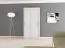 120 cm breiter Kleiderschrank mit 5 Fächern und 2 Türen | Farbe: Weiß Abbildung