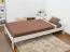 Bett 90 x 200 cm Kiefer Weiß Abbildung