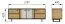 TV-Unterschrank Nobres 07 mit Soft-Close, Eiche / Natur, 62,5 x 180 x 49 cm, inkl. LED-Beleuchtung, geeignet für Staubsaugroboter, 4 Türen, 3 Einlegeböden