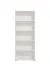 Hohes Regal Knide 09, Farbe: Weiß, fünf Fächer, ABS-Kantenschutz, Bücherregal, gut kombinierbar, Maße: 176,5 x 70 x 24,5 cm, schlichtes Design