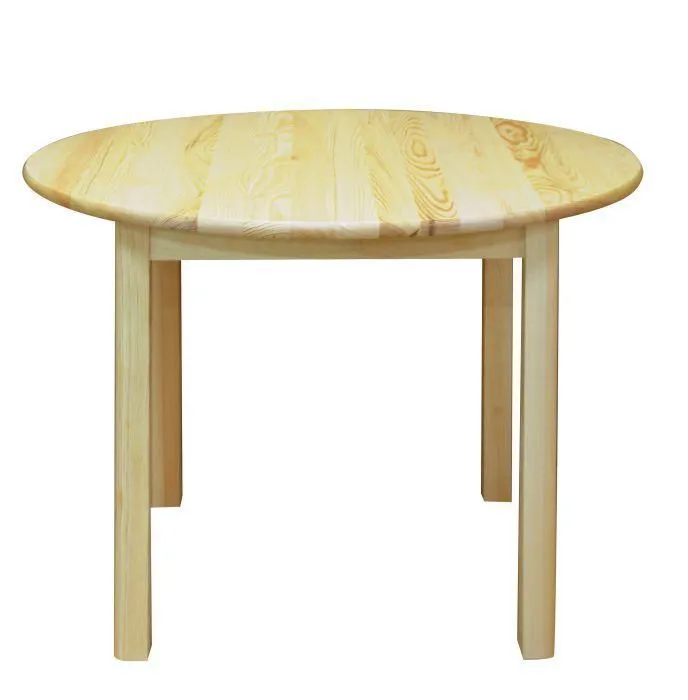 Holztisch 100 x 100 cm Abbildung