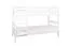 Etagenbett für Erwachsene "Easy Premium Line" K21/n, Kopf- und Fußteil gerundet, Buche Vollholz massiv Weiß - 90 x 200 cm (B x L), teilbar