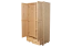 Kleiderschrank Holz natur 013 - Abmessung 190 x 80 x 60 cm (H x B x T)