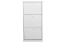 Schuhschrank Kiefer Vollholz massiv Weiß Junco 213 - Abmessung 115 x 58 x 30 cm (H x B x T)