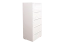 Kommode Siumu 17, Farbe: Beige / Beige Hochglanz - 135 x 60 x 45 cm (H x B x T)
