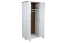 Drehtürenschrank / Kleiderschrank Segnas 07, Farbe: Kiefer Weiß / Eiche Braun - 198 x 90 x 53 cm (H x B x T)