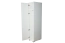 Kinderzimmer - Drehtürenschrank / Kleiderschrank Benjamin 10, Farbe: Weiß - Abmessungen: 198 x 44 x 56 cm (H x B x T)