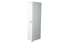 Kinderzimmer - Drehtürenschrank / Kleiderschrank Benjamin 10, Farbe: Weiß - Abmessungen: 198 x 44 x 56 cm (H x B x T)
