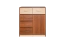 Kommode Pasuruan 07, Farbe: Nuss / Ahorn - Abmessungen: 95 x 85 x 37 cm (H x B x T)