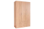 Drehtürenschrank / Kleiderschrank Plata 09, Farbe: Eiche Sonoma - 201 x 120 x 53 cm (H x B x T)
